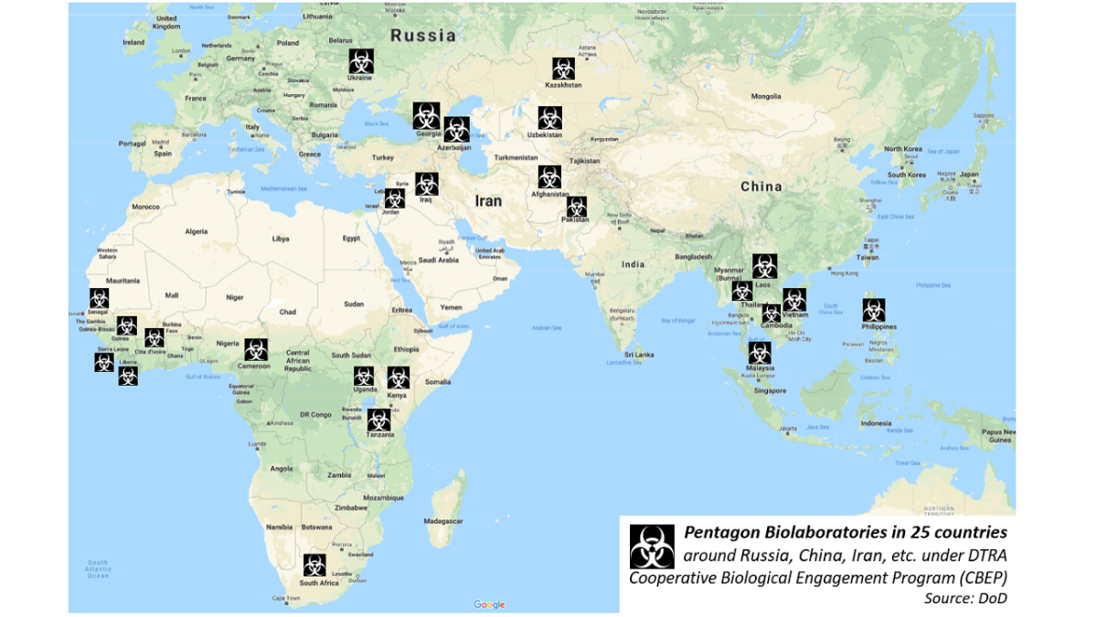 US ran gruesome bioweapon research in over 25 countries. Wuhan, tip of an iceberg